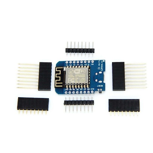 Mạch Thu Phát WiFi ESP8266 Wemos D1 mini (NodeMCU Mini D1) - có kèm bộ Jump cắm