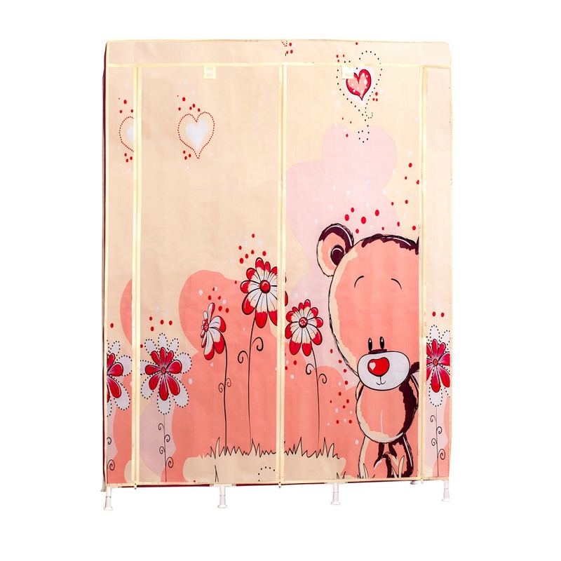 Tủ Vải Giá Rẻ THANH LONG ECO 120 | Kích Thước 120 x 42 x 160  | Bao Áo Thay Thế | Yến Shop