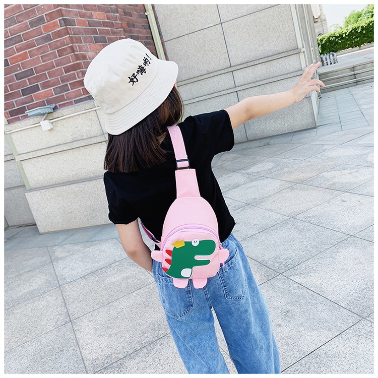 Túi Đeo Chéo Vai Hình Khủng Long Cho Bé Trai Bé Gái