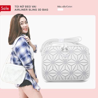Túi đeo chéo Mini 3D Airliner Sling Bag màu trắng