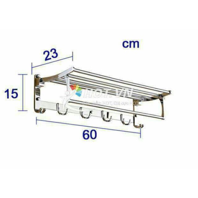 Giá treo khăn 2 tầng