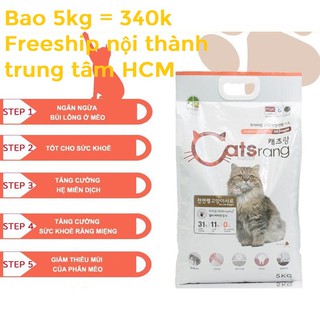 Dtl Thức ăn mèo Catsrang hàn quốc 5kg - Dạng bao tiết kiệm