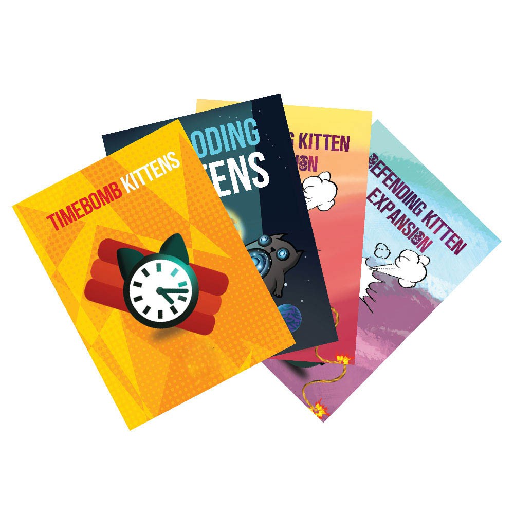 Combo Mèo Nổ Exploding Kittens + 4 Bản Mở Rộng