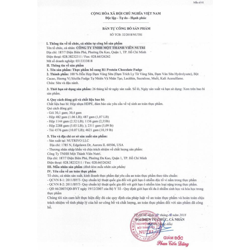 RULE1 PROTEIN ISOLATE - BỔ SUNG PROTIEN WHEY GIÚP PHÁT TRIỂN CƠ BẮP
