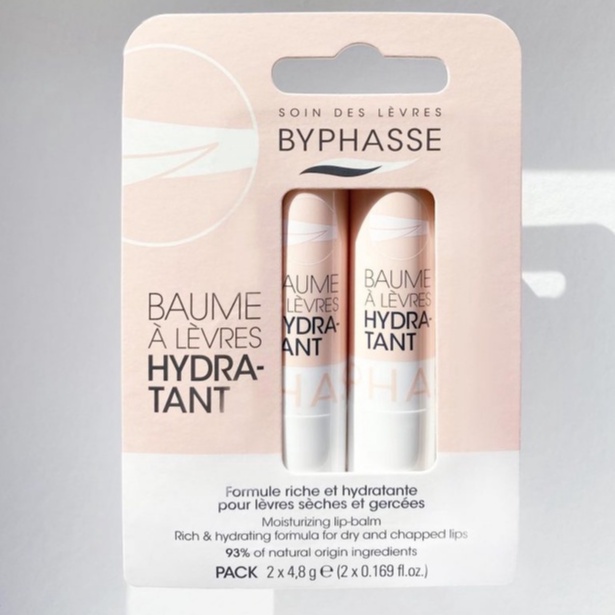 Bộ 2 Son Dưỡng Môi Byphasse Moisturizing Lip Balm (2x4,8g)