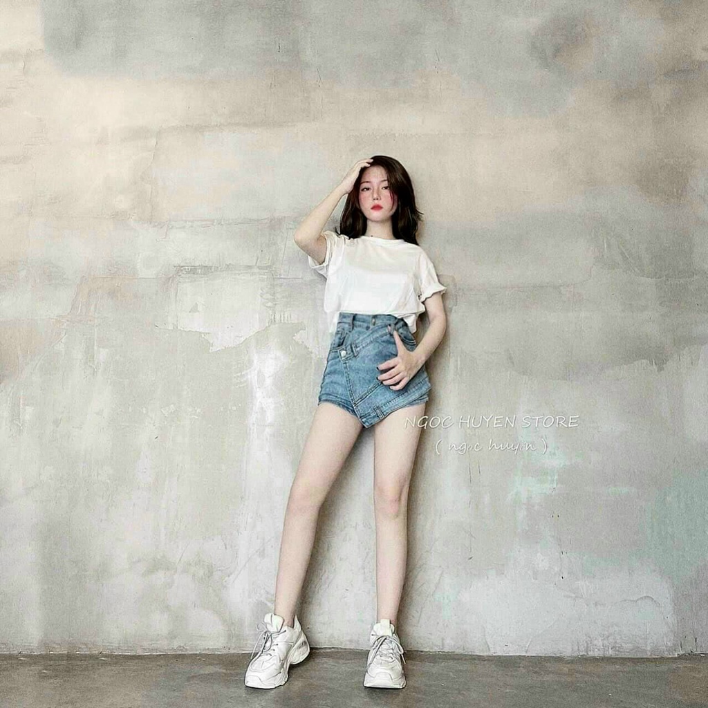 QUẦN SHORT JEANS ĐẮP TÀ