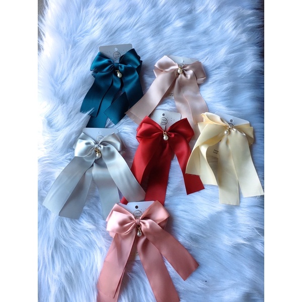 Kẹp tóc nữ,kẹp tóc vải lụa đính hạt sang chảnh