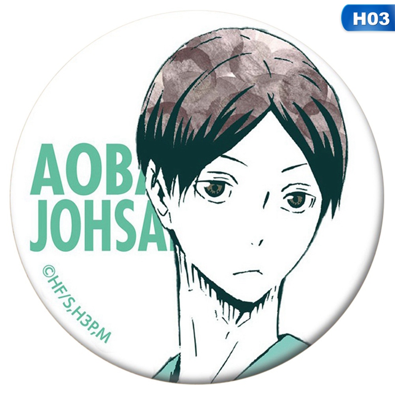 Ghim Cài Áo Hình Nhân Vật Anime Haikyuu