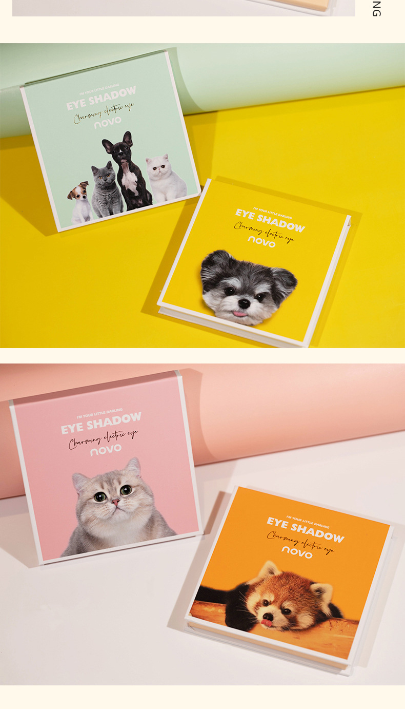 (Hàng Mới Về) Bảng Phấn Mắt Chín Màu Thiết Kế Hình Động Vật Dành Cho Học Sinh | BigBuy360 - bigbuy360.vn