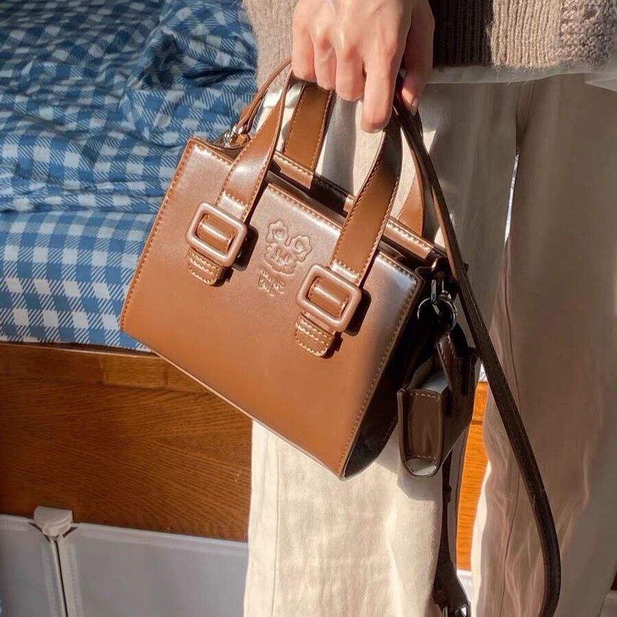 Túi Xách Đeo Vai Màu Sắc Kẹo Ngọt Thanh Lịch Thời Trang Mùa Thu Cho Nữ