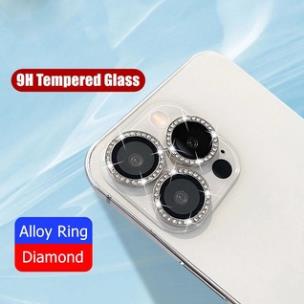 Dán bảo vệ mắt Camera đính đá 6 màu titan cầu vòng iPhone 11  12  13  MINI / PRO / MAX