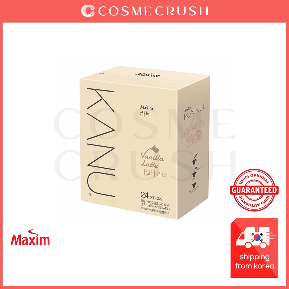 MAXIM Cà Phê Kanu Loại Vanilla Latte 24T