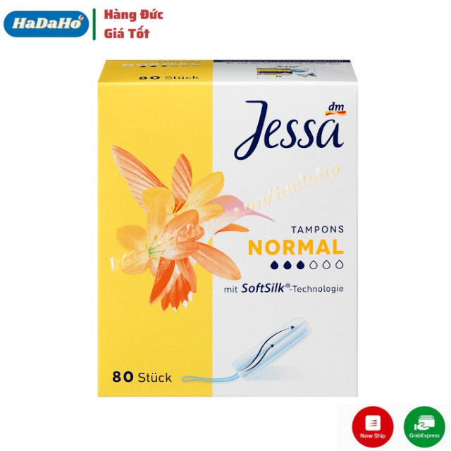 Băng vệ sinh Tampon Jessa Đức đủ size