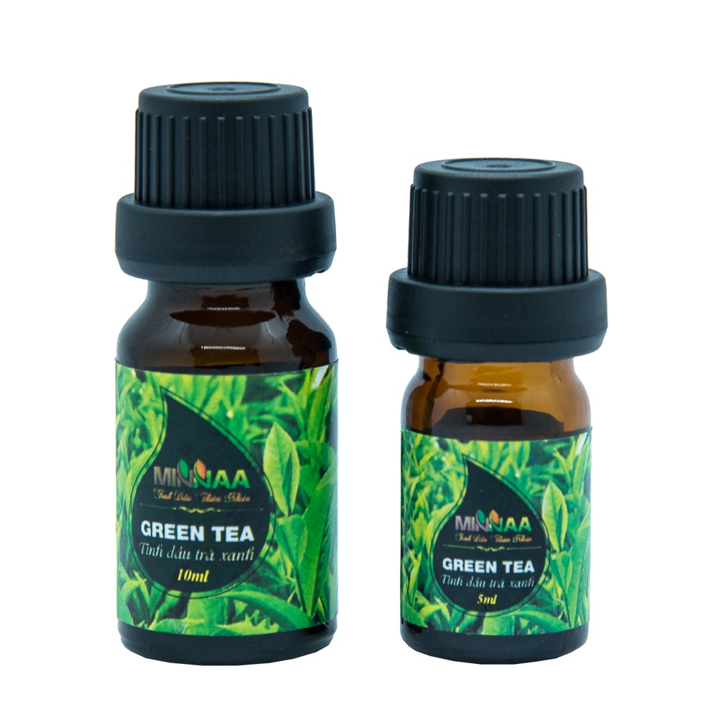 Tinh dầu trà xanh 10ml, Tinh dầu Minnaa khử mùi thơm phòng