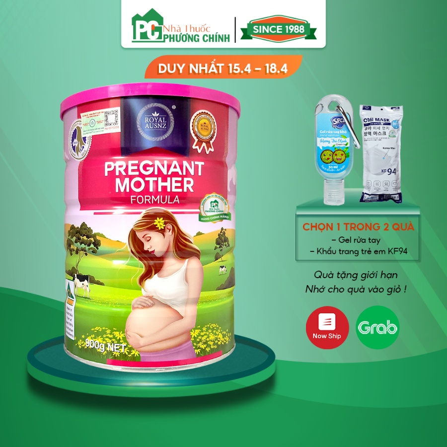 Sữa Bầu Hoàng Gia Úc Royal Ausnz Pregnant Mother Formula Dành Cho Phụ Nữ Mang Thai 900g