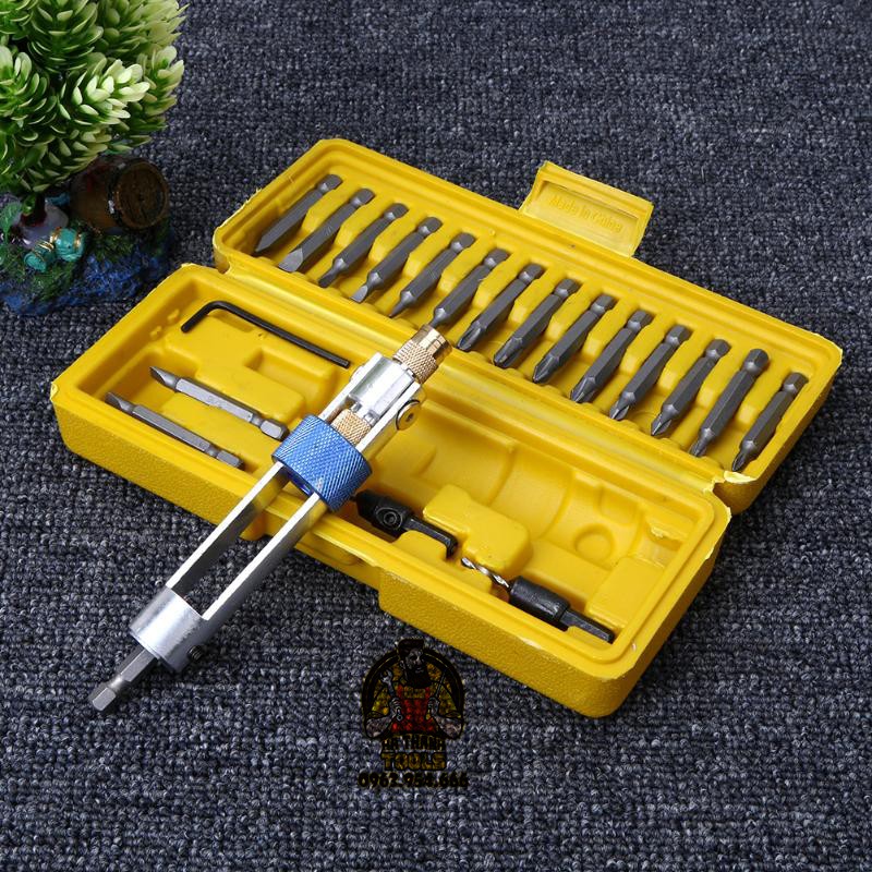 Bộ Mũi Khoan Và Vặn Vít Đảo Nhanh 2 Trong 1 - 20 Chi Tiết Cho Máy Khoan