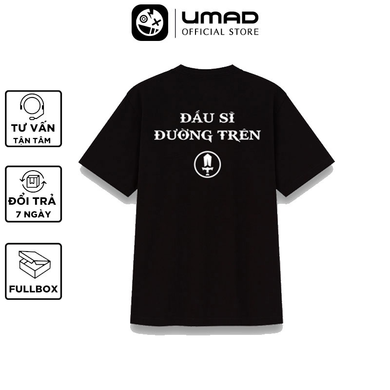 Áo thun UMAD unisex gaming liên quân đấu trường ĐẤU SĨ ĐƯỜNG TRÊN esports nam nữ tay ngắn (40kg-110kg)