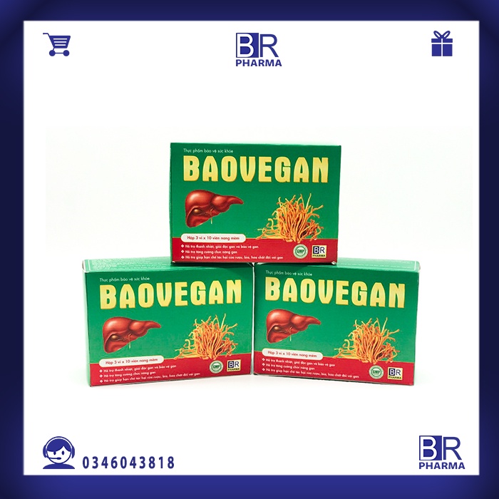 Bảo vệ Gan BR giải độc gan- Thực phẩm bảo vệ sức khỏe