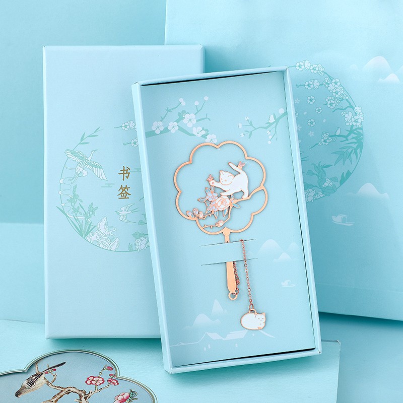 Dụng cụ đánh dấu trang sách hình chú chó Shiba đáng yêu