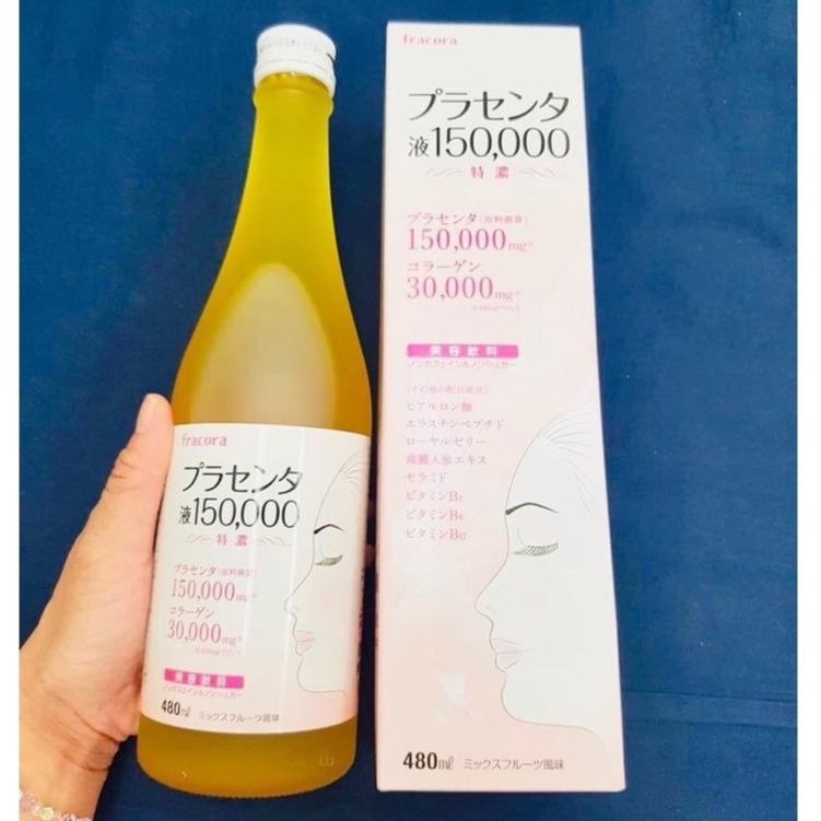 Nước Uống Nhau Thai FRACORA PLACENTA 500ml Nhật Bản