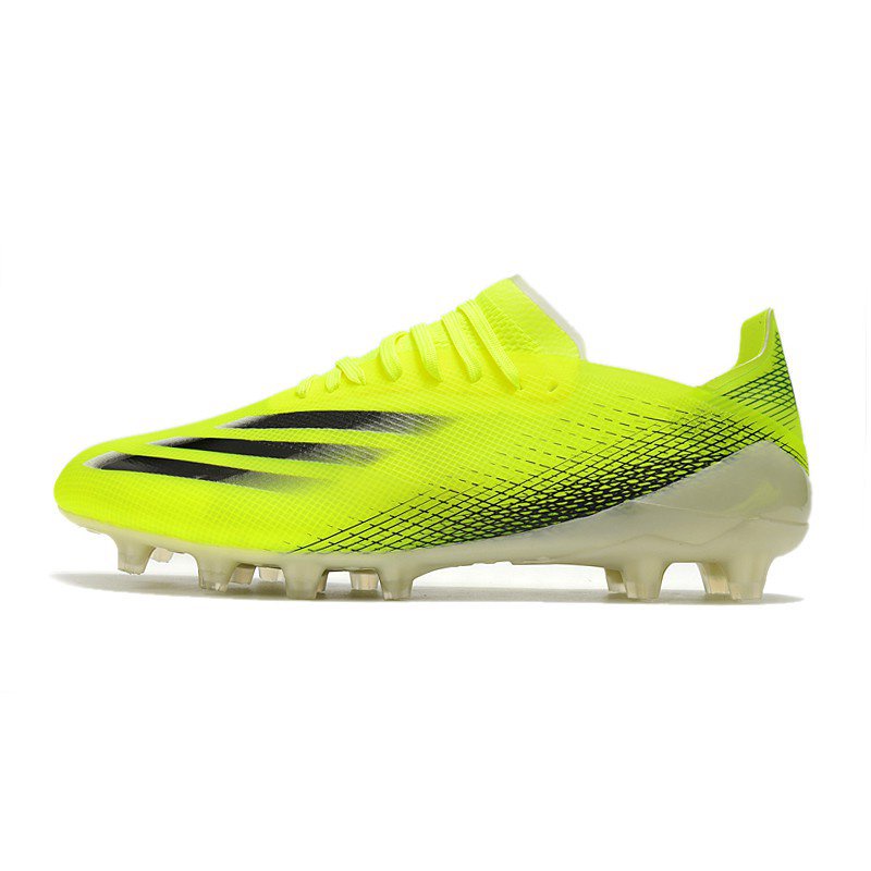 Adidas X GHOSTED. 1 AG Giày Đá Bóng Màu Vàng Dạ Quang Siêu Nhẹ