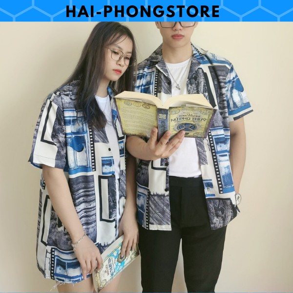 Áo sơ mi 🔵 𝐅𝐑𝐄𝐄 𝐒𝐇𝐈𝐏 🔵 áo sơ mi cổ vest, mẫu mới hót nhất hiện nay, vải lụa cao cấp thời trang hai-phongstore