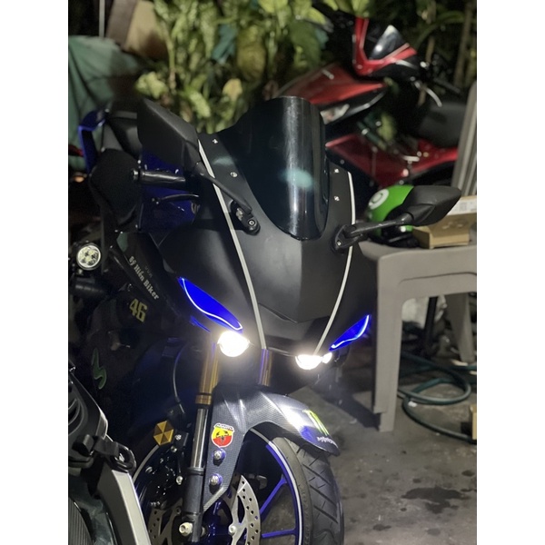 Bộ mạch tích công tắc rờ le cho đèn bi cầu mini và l4x cho xe r15 mt15 xsr155 cbr gsx và m