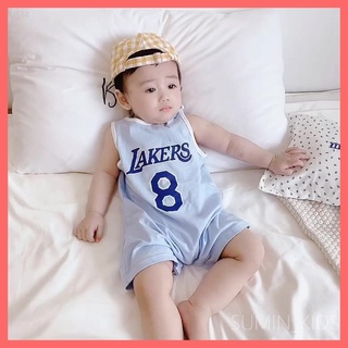 Bộ body đùi thể thao LAKERS sát nách cho bé trai - Quần áo trẻ em Sumin Kids