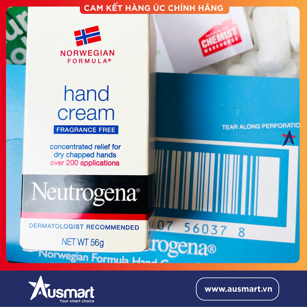 Kem dưỡng da tay không mùi Neutrogena Norwegian Formula Hand Cream Fragrance