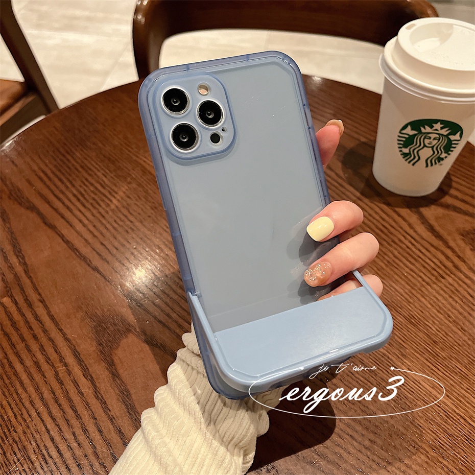 Case For iPhone 11 7 8 Plus 6 6s Plus SE 2020 Pull Camera Lens Colorful Clear Phone Anti-fall Soft Protective Cover
