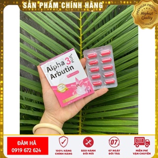 10 VIÊN Viên Bột Kích Trắng Da Alpha Arbutin