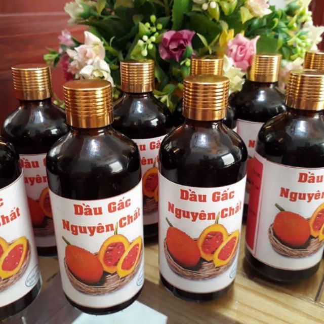 Dầu gấc ép lạnh nguyên chất 100%