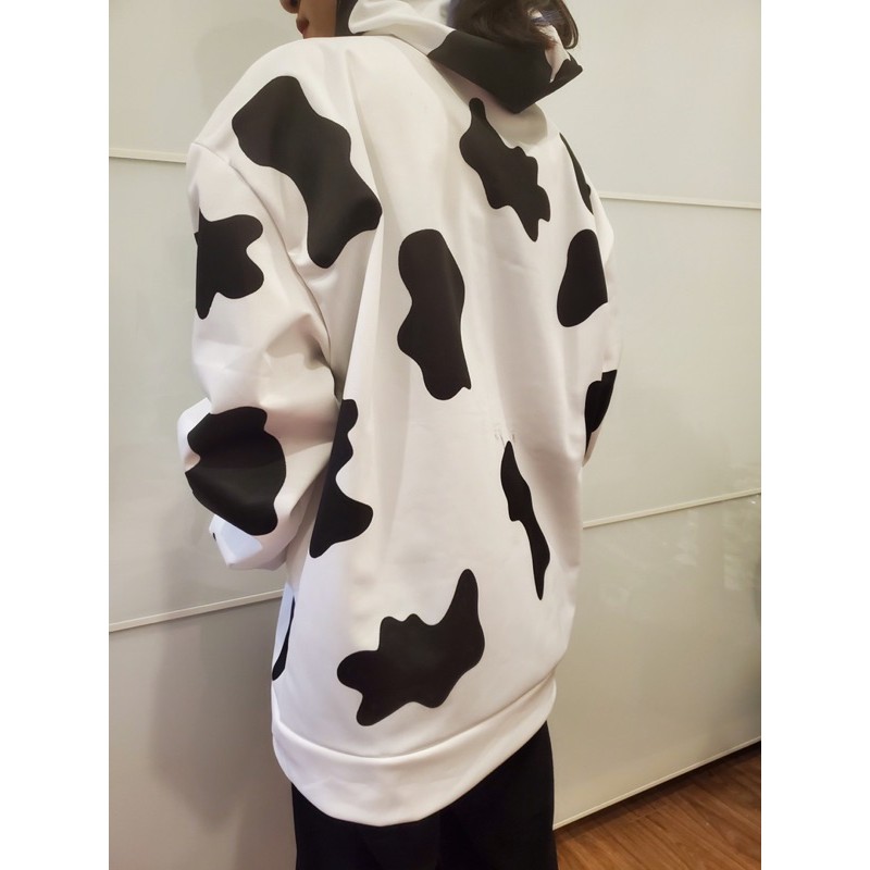 (SẴN) Áo hoodie nam nữ bò sữa ulzzang unisex 🐏 FREESHIP 💚 Áo nỉ dáng rộng 🐏