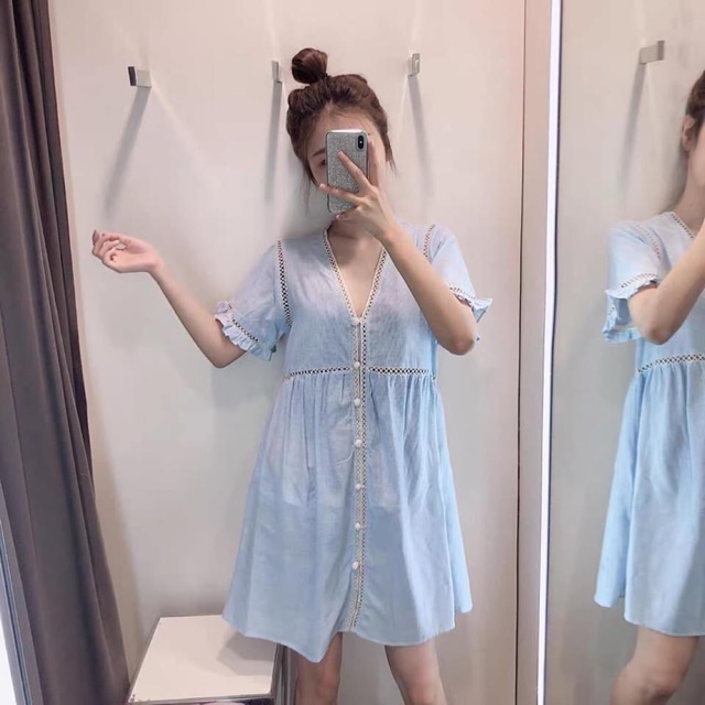 Sẵn váy Za babydoll tuồn xinh xắn