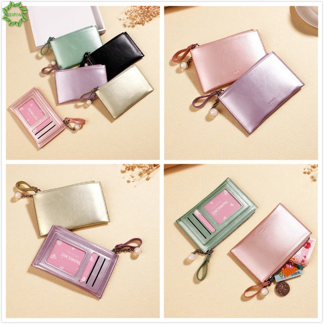 Ví cầm tay màu ánh bạc nhiều màu thời thượng đa năng cho nữ | BigBuy360 - bigbuy360.vn