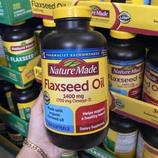 Viên Uống Flaxseed Oil 300 Viên - dầu hạt lanh nature made