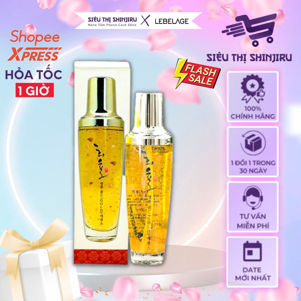 Serum tinh chất vàng 24K Lebelage Heeyul Premium Gold cho da căng bóng, cải thiện nếp nhăn