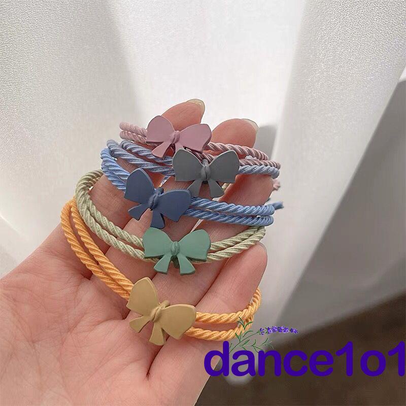 Dây buộc tóc đính nơ thiết kế co giãn thời trang