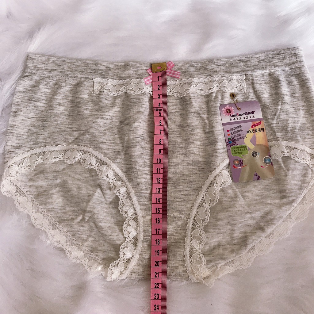 Quần Lót Cotton Thun Dệt Pha Ren Co Giãn 4 Chiều - Quần Chip Cotton Không Ra Phai Màu Khi Giặc Kháng Khuẩn Chống Ung Thư | BigBuy360 - bigbuy360.vn