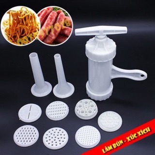 Dụng cụ đa năng làm bún, xúc xích, nui, mì/ khuôn làm bún tươi