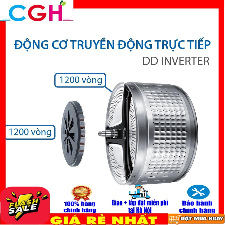 Máy giặt Aqua inverter 8.5 kg AQD-DD850E.S (Miễn phí vận chuyển tại Hà Nội)