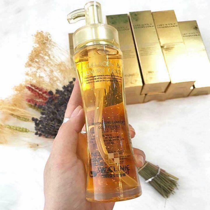 Serum Vàng Collagen Luxury Gold Chống Lão Hóa Và Dưỡng Trắng 3W Clinic 150ml Hàn Quốc
