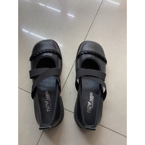 Giày ulzzang độn đế dây chéo vintage,có ảnh thật-96korean shoes | BigBuy360 - bigbuy360.vn