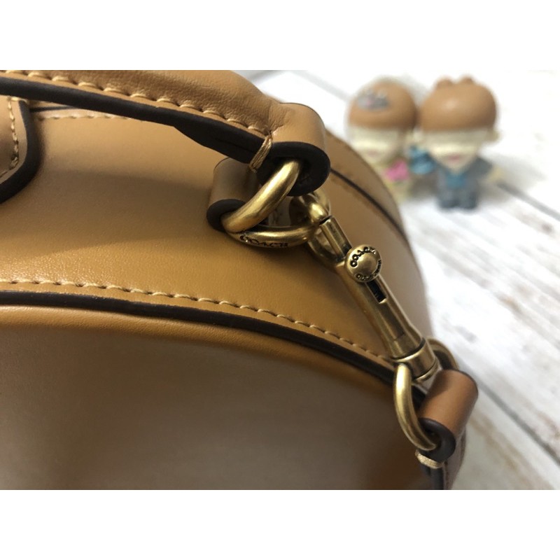 TÚI HỘP TRÒN XUẤT DƯ - DA THẬT - SẴN HÀNG