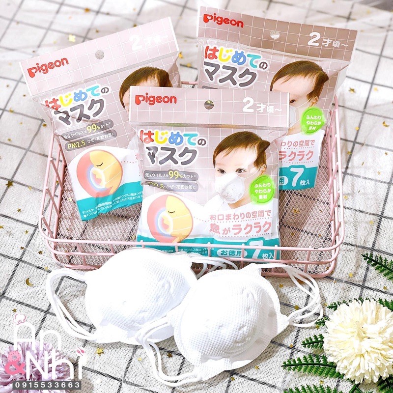 Khẩu trang gấu Nhật Bản cho bé