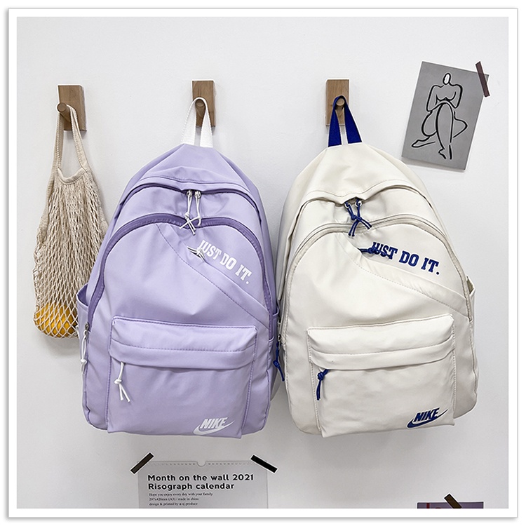 Ba Lô Đeo Vai Nike Cỡ Lớn Thiết Kế Đơn Giản Cá Tính Cho Học Sinh
