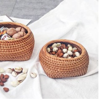 Giỏ guột tròn đựng đồ mây tre (BỒ MUỐI)