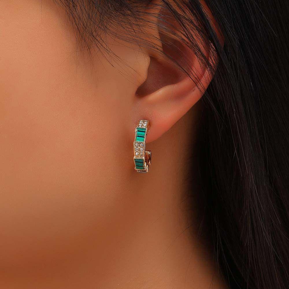 Bông Tai Hình Học Đơn Giản Thanh Lịch Cho Nữ|Bông Tai Thời Trang Hàn Quốc Xinh Xắn Dành Cho Nữ