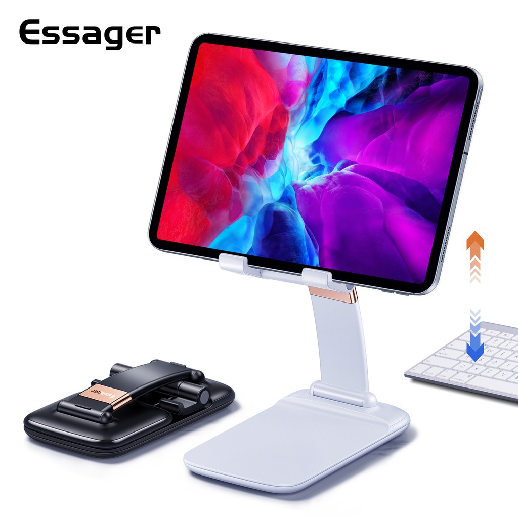 Giá Đỡ Essager Xếp Được Để Bàn Linh Hoạt Dành Cho Điện Thoại/ Máy Tính Bảng IPad Pro