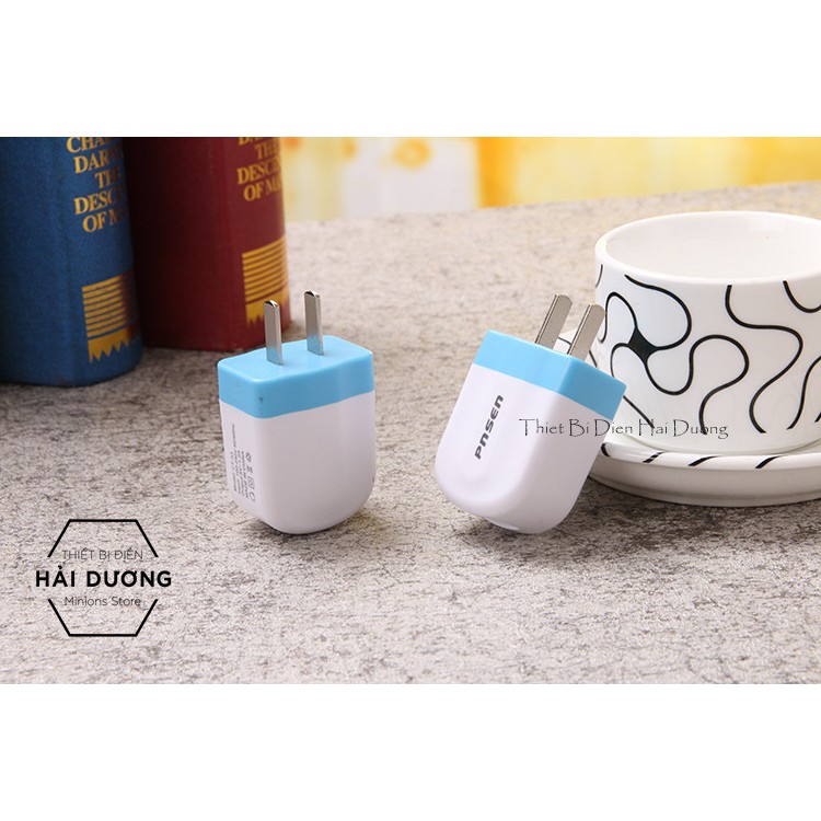 Củ sạc USB PNSEN dành cho điện thoại Android - Iphone - Thiết Bị Cắm Điện Có Dây USB 5V-1.2A